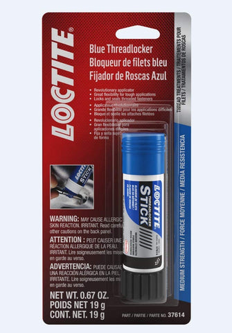 Loctite 506166 All-Purpose Medium Strength Anaerobic Threadlocker Stick, Blue, 9-Gram