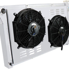 CoolingCare 4Row Aluminum Radiator+Shroud+Fan for Chevy/GMC C/K Series 10 20 30 Pickup Truck Suburban 1967-72
