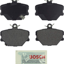 Bosch BE1252 Blue Disc Brake Pad Set for Smart: 2004 Cabrio, 2004 City-Coupe, 2004 Crossblade, 2005-15 Fortwo, 2004 Roadster - FRONT