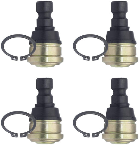4 PCS ATV/UTV Ball Joints for Polaris RZR 570 XP 800 900 All Models, for Polaris Sportsman Ranger 500 700 XP Scrambler 850 550 Front Ball Joint Upper and Lower 7061220, 7061187