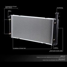 DNA Motoring OEM-RA-2791 2791 OE Style Bolt-On Aluminum Core Radiator Replacement