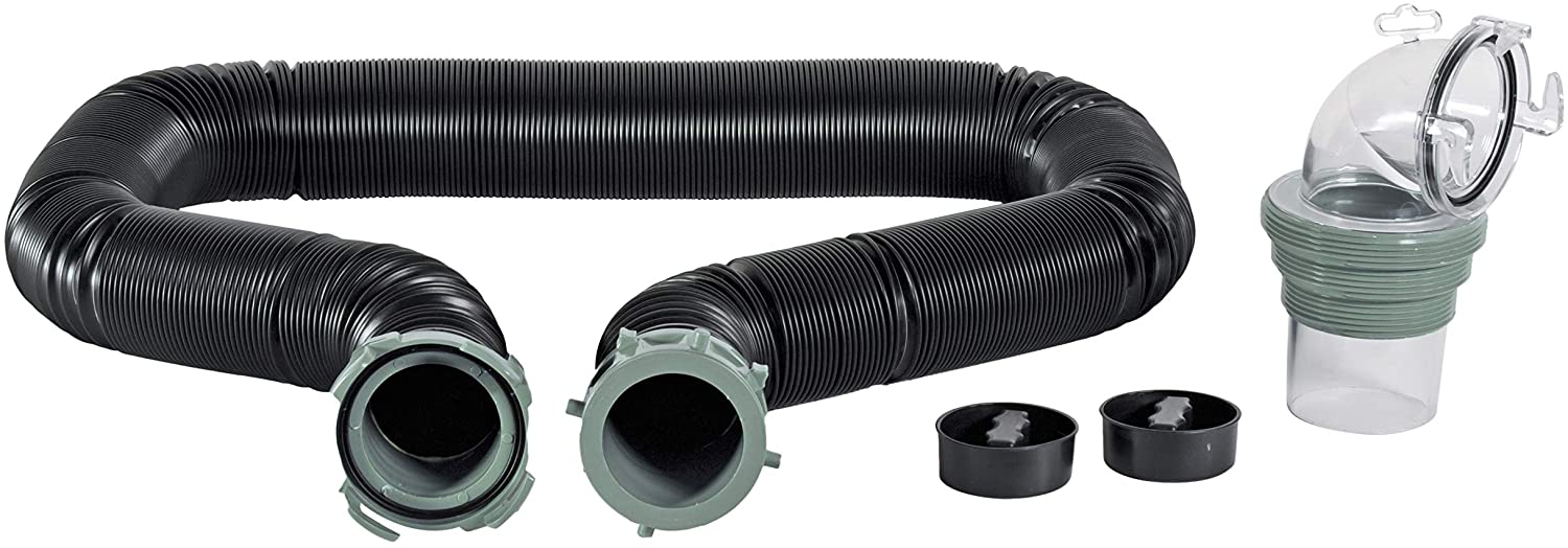 Duraflex Sewer Hose; Vortex; 15 Foot Extended Length; 57 Inch Compressed Length
