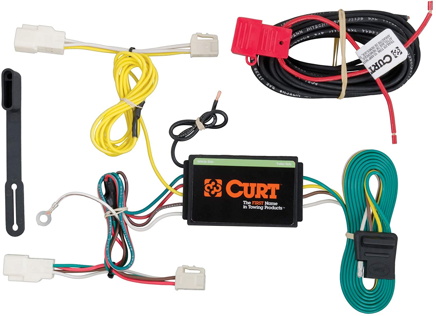 CURT 56212 Vehicle-Side Custom 4-Pin Trailer Wiring Harness for Select Scion FR-S, Subaru BRZ