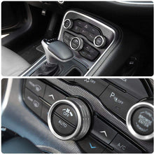 HKPKYK for Dodge Charger Challenger 2015-2020+, Interior Mouldings Air Conditioner Switch CD Knob Ring