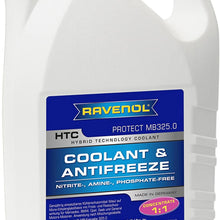 RAVENOL J4D2023 HTC Coolant Antifreeze Concentrate Compatible with MB 325.0 (G11) (5 Liter)