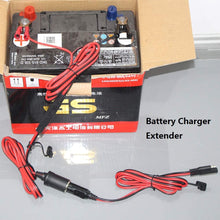 4.5FT Battery Charger Cable Car Alligator Clips Cigarette Lighter Male Plug Adapter Kit Trickle Charger Socket Auto Sae 2Pin Charging Alligator Clamp Batteries Chargers Solar Panels Extension Cable