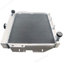 CoolingSky 4 Row All Aluminum Radiator 1955-1957 for Ford Thunderbird Y-Block 4.4L 4.8 5.1 V8 - Direct Replacement
