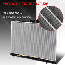2675 Factory Style Aluminum Cooling Radiator Replacement for 04-11 Mitsubishi Endeavor 3.8L AT