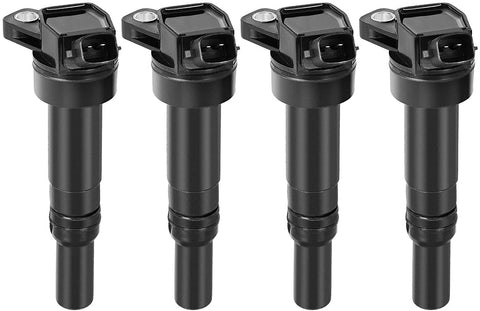 AUTOSAVER88 Ignition Coil Pack of 4 Compatible with 2011-2016 Hyundai Elantra, 2013-2019 Hyundai Elantra GT 2014-2018 Hyundai Tucson, 2014-2016 Kia Forte, 2012 2018 Kia Soul 1.8L 2.0L L4