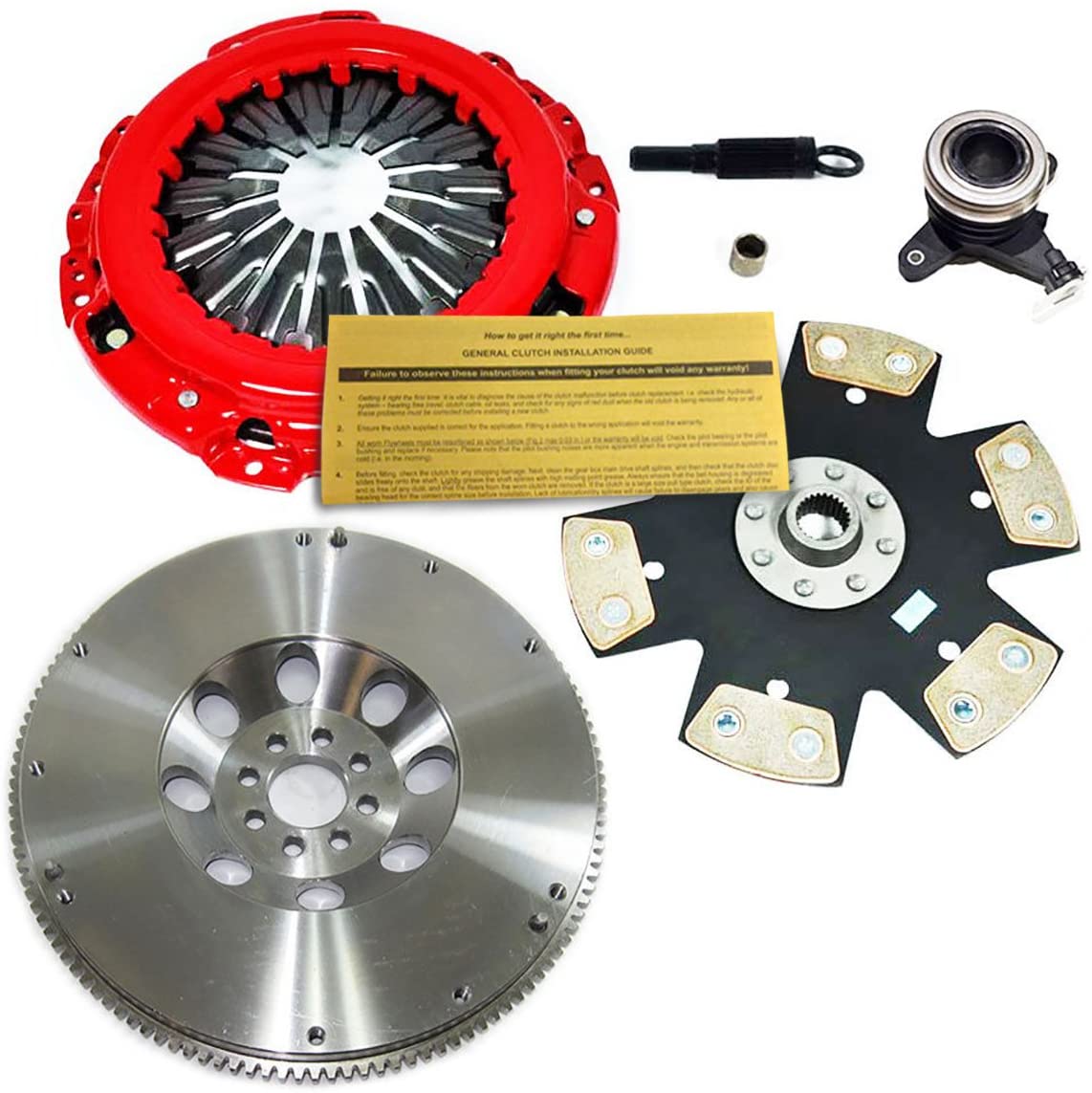EFT SPORT 4 CLUTCH KIT&PROLITE FLYWHEEL FOR 2007-2017 NISSAN 350Z 370Z G35 G37