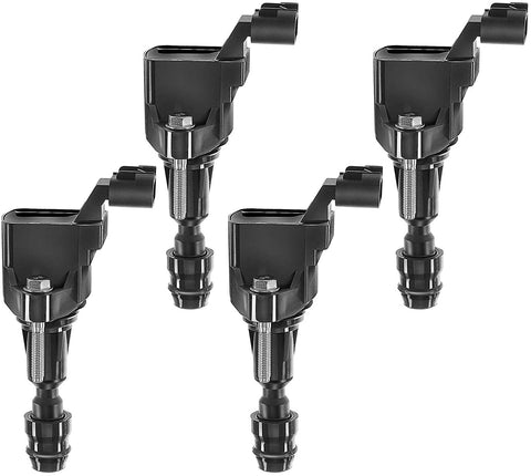A-Premium Ignition Coils Pack Replacement for Chevrolet Malibu 2008-2014 Equinox Orlando HHR Buick Regal Verano Pontiac G5 G6 Saturn Ion Vue 4-PC Set