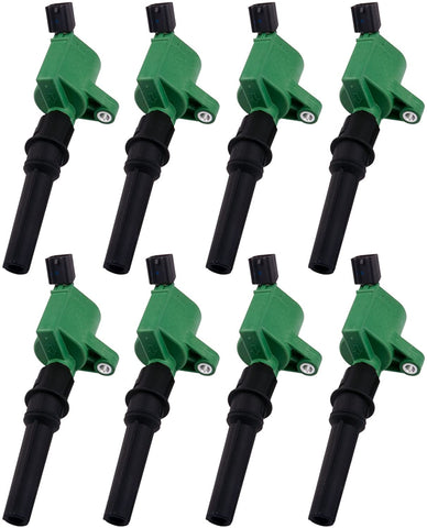 Ignition Coils DG508 Compatible with Ford Lincoln Mercury 4.6L 5.4L DG508 DG457 FD503 (Red)