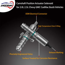 Intake & Exhaust Camshaft Position Actuator VVT Solenoid | for 2.0L, 2.5L Chevy Malibu Impala Colorado, Cadillac ATS, GMC Canyon, Buick Envision & more | Replaces# 12655433, 12655434