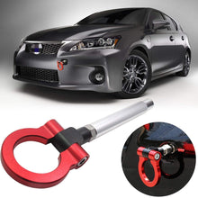 Xotic Tech Sports Track Racing Style CNC Aluminum Tow Hook for Lexus is CT RC 2006-up (Red)