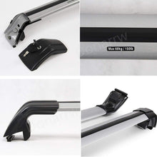 SAREMAS Aluminum roof Cargo Racks for VW Volkswagen Tiguan 2018-2021 Roof Rack Cross Bars Rail Luggage Carrier Lockable