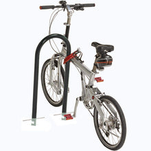 Global Industrial U-Rack Bike Rack, Black, Below Ground Mount, 2-Bike Capacity