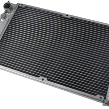 Primecooling 3 Row All Aluminum Radiator for Porsche 944 2.5 /2.7 /3.0L 4 Cylinders 1983-91 (Manual Transmission)