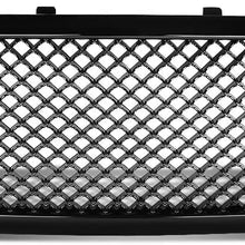DNA Motoring GRF-034-CH Front Bumper Grille Guard, 1 Pack