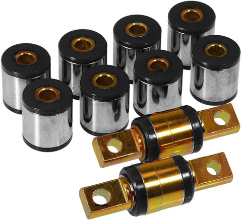 Prothane 8-313-BL Black Rear Upper and Lower Control Arm Bushing Kit