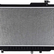 DNA Motoring OEM-RA-2464 2464 OE Style Bolt-On Aluminum Core Radiator Replacement