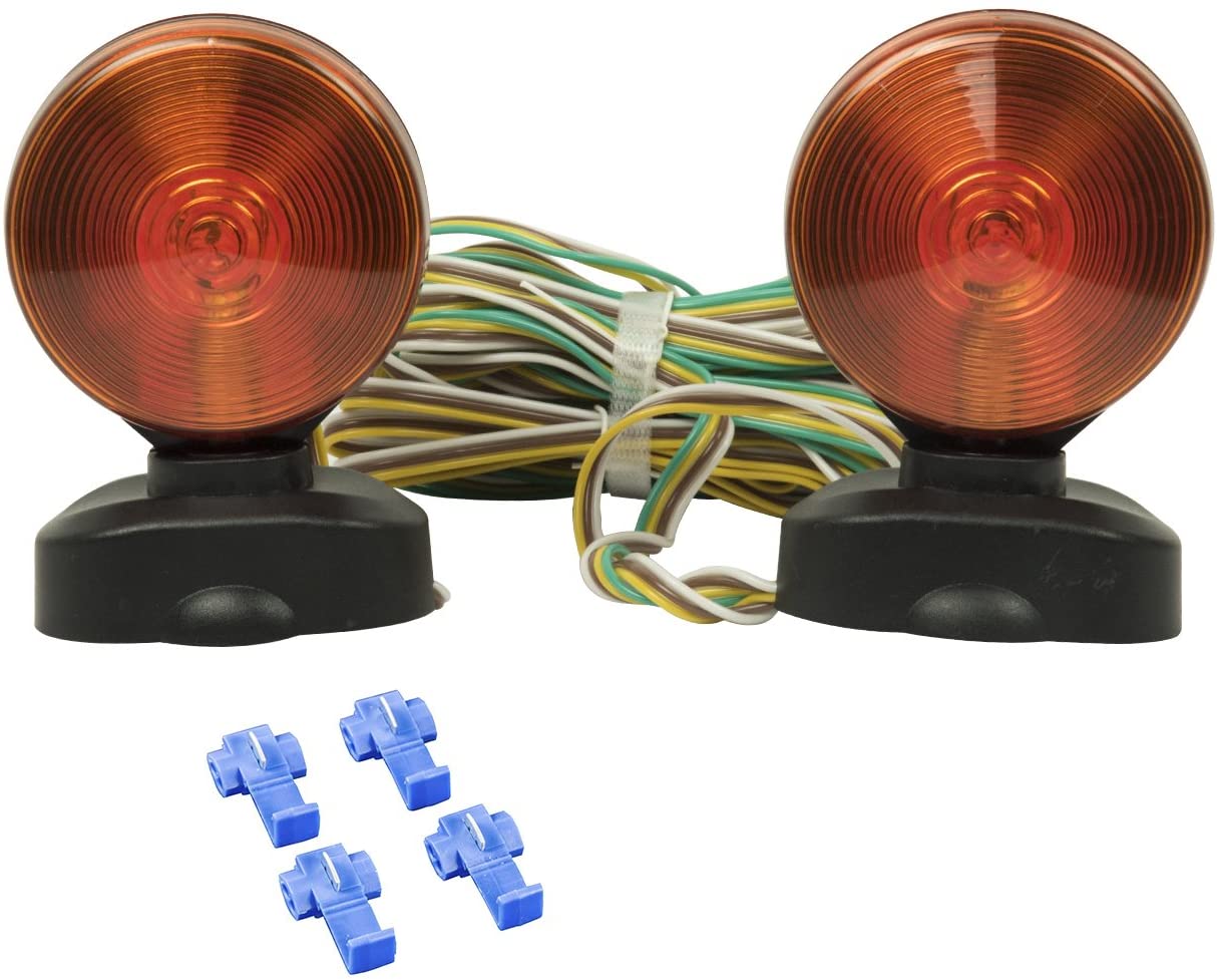Lighting Technologies LT330 Red Trailer Towing Light Kit (Two-Sided Magnetic)