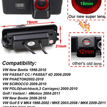 Super HD 1280x720 Pixels 1000 TV Lines car Back up Camera Reverse Parking Rear View Vehicle Camera for VW Beetle Passat CC Polo Golf Scirocco Phaeton Seat Leon Skoda Superb Kombi