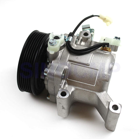 SINOCMP New A/C Compressor SV07C 447160-2270 Air Compressor New Air Conditioning Compressor AC Compressor Clutch Assy for Toyota Rush Daihatsu Terios 2006-2012, 3 Month Warranty