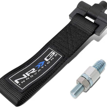 TOW-E30BK Nylon Bumper Tow Hook Strap Belt Kit Replacement for BMW E30 3-Series 318i 325i 84-92