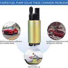FAERSI New Electric Intank Fuel Pump Replace# E2068 Fits for 86 & 88 89 89 90 91 92 93 94 95 96 97 98 99 01 02 03 Ford; 95-98 & 00 01 Mazda;1998-2002 Mercury Acura Jaguar Lincoln Mitsubishi Quest