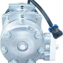 Yhang 1pc A/C Compressor & Clutch, for C500 K100E K270 K300 K370 T170 T2000 T270 T300 T370 T400 T600A T800 W900_Peterbilt_ 320 379 385 DIESEL