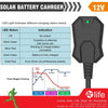 SUNER POWER 12V Waterproof Solar Battery Trickle Charger & Maintainer - 10 Watts Solar Panel Built-in Intelligent MPPT Solar Charge Controller + Adjustable Mount Bracket + SAE Connection Cable Kits