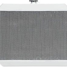 Mishimoto MMRAD-CHABB-7026X X-Line Performance Aluminum Radiator Compatible With Dodge Charger Challenger 1968-1973 Silver