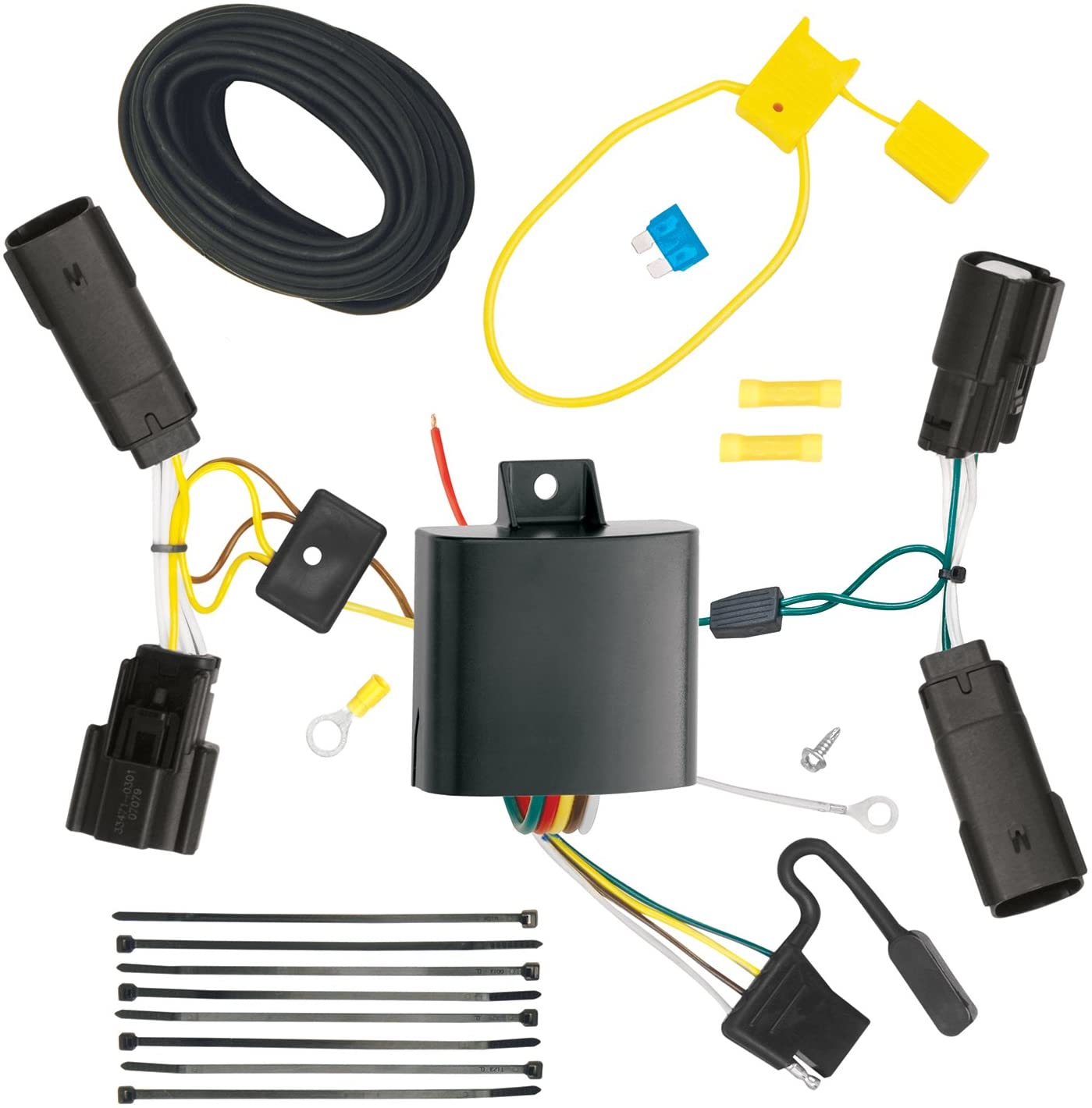 Tekonsha 118574 T-One Connector Assembly with Upgraded Circuit Protected ModuLite Module