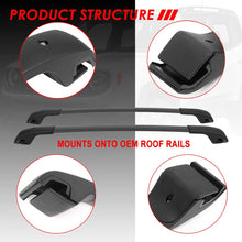 OE Style Matte Black Roof Rack Rail Cross Bars w/ABS Mounting Brackets Replacement For Jeep Renegade Cross Bar 15-20