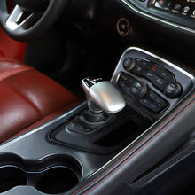 Voodonala for Challenger Gear Shift Knob Cover Trim Accessories for Dodge Challenger Charger 2015 up (Silver)