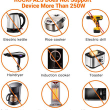 Rockpals 250-Watt Portable Generator Rechargeable Lithium Battery Pack Solar Generator with 110V AC Outlet, 12V Car, USB Output Off-grid Power Supply for CPAP Backup Camping Emergency