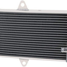 ALLOYWORKS Oversized Aluminum Radiator For 1987-2007 Yamaha Banshee YFZ350 YFZ 350 2 Row Core