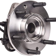 Bapmic 2PCS 513188 Front Wheel Hub Bearing Assembly for Chevrolet Trailblazer EXT GMC Envoy XL XUV 6 Lugs w/ABS