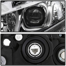 VIPMOTOZ Chrome Bezel OE-Style Projector Headlight Housing Headlamp Replacement For 2016-2019 Honda Civic Halogen Models - Built-In Rainbow RGB LED Low Beam, Driver & Passenger Side