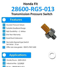 SINS - Fit Transmission Pressure Switch 28600-RG5-013 28600-RG5-003