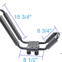 Mrhardware A01 Kayak Roof Rack for SUV Car Top Roof Mount Carrier J Cross Bar Canoe Boat (1 Pairs)