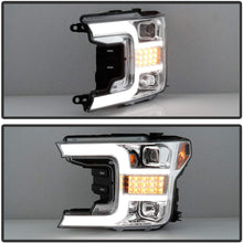 Spyder Auto 5086631 Projector Headlights Halogen Model Only Does Not Fit Factory Xenon Model w/LED Sequential Turn Signal Chrome Projector Headlights