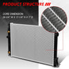1885 OE Style Aluminum Core Cooling Radiator Replacement for Chevy Corvette 5.7L AT 97-04