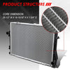Replacement for 94-99 BMW 528i/540i/740i/750iL/850ci AT/MT Lightweight OE Style Full Aluminum Core Radiator DPI 1401