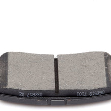 HUBDEPOT Slotted Ceramic Brake Pads Rear 4pcs fit for Infiniti EX35 EX37 FX35,Nissan Rogue Select,17-18 Nissan Rogue Sport,07-18 Nissan Sentra,05-06 Nissan X-Trail,09-13 Suzuki Grand Vitara