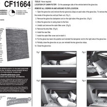FRAM Fresh Breeze Cabin Air Filter Replacement for Car Passenger Compartment w/ Arm and Hammer Baking Soda, Easy Install, CF11182 for Select Acura and Honda Vehicles
