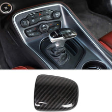 Voodonala for Challenger Gear Shift Knob Cover Trim Accessories for Dodge Challenger Charger 2015 up (Silver)