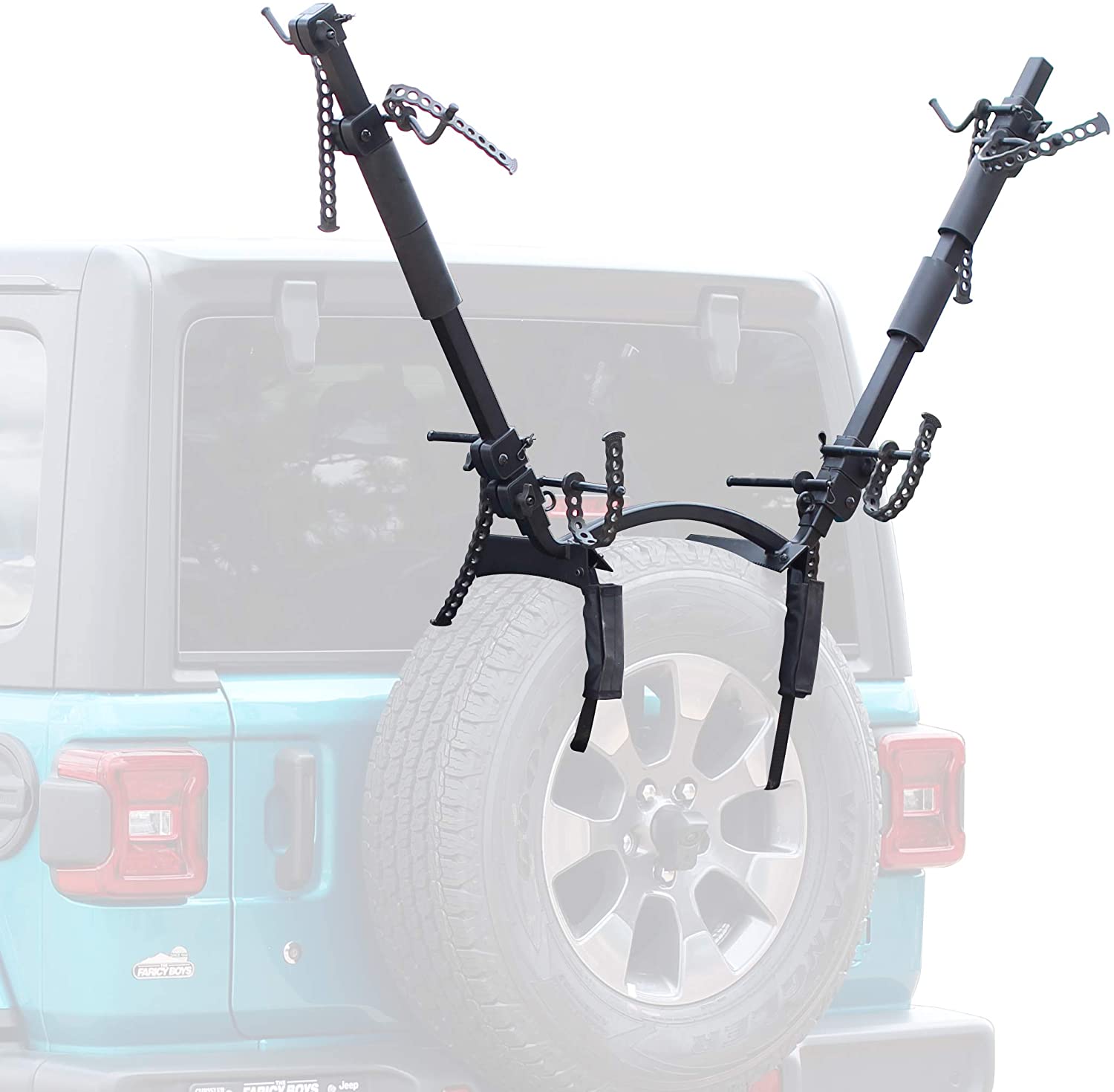 Let's Go Aero TireBiter 2-Bike VRack Carrier for Spare Tires (Model B00987)