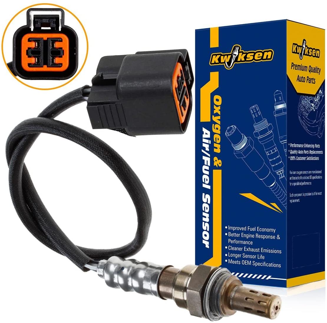 Kwiksen 234-4851 O2 Oxygen Sensor Upstream/Downstream Compatible with Hyundai Accent 1.6L 1.5L 2000-2011