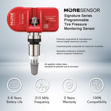 MORESENSOR Signature Series 315MHz Preprogrammed TPMS Tire Pressure Sensor | Clamp-in | Compatible with Select 120+ Japanese Brand Models 40700-1LA0E | NX-S012